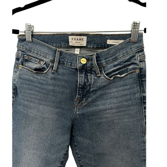 Frame Denim Le Garcon Size 25 Straight Leg Classic Elevated Basics Quiet Luxury - Picture 3 of 9